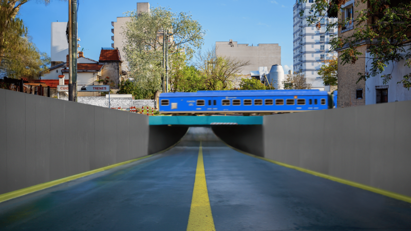 Valenzuela anunció la construcción de un túnel en Caseros financiado en su totalidad con fondos municipales